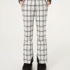 Padded ski pants with check print - Image 3