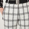 Padded ski pants with check print - Image 2