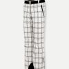 Padded ski pants with check print - Image 4