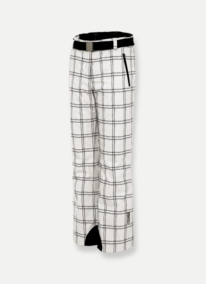 Padded ski pants with check print - Image 4