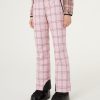 Padded ski pants with check print - Image 3