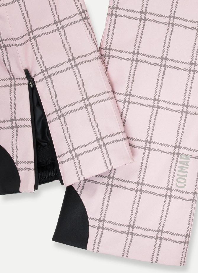 Padded ski pants with check print - Image 6