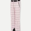 Padded ski pants with check print - Image 4