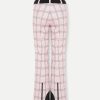 Padded ski pants with check print - Image 5