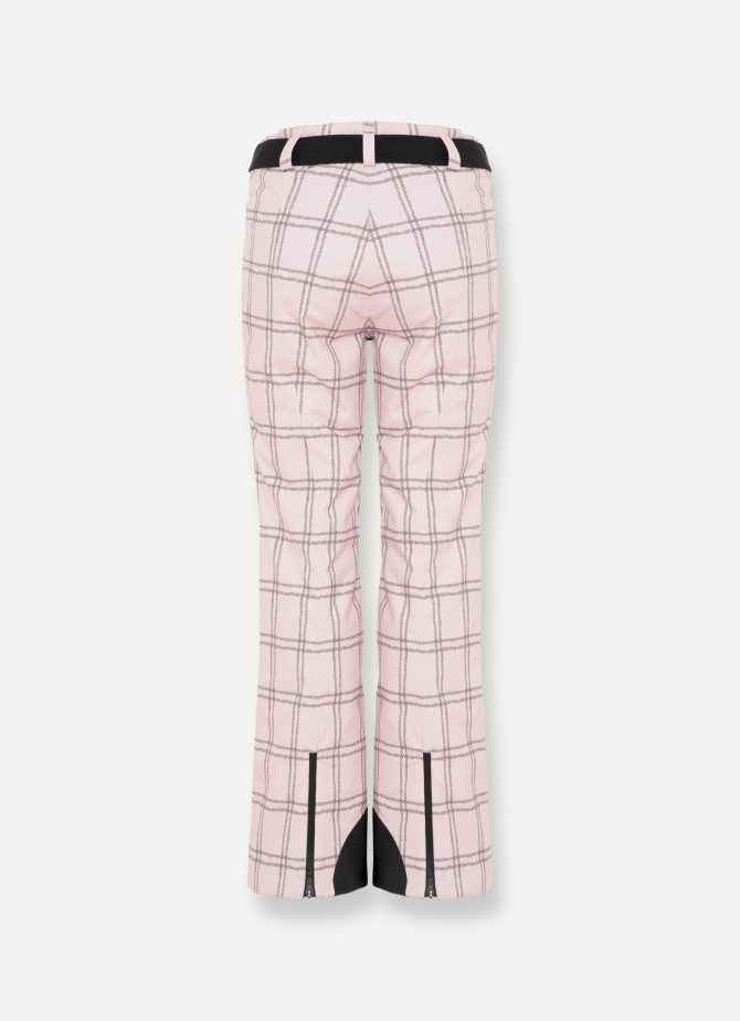 Padded ski pants with check print - Image 5