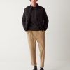 Padded bomber in stretch fabric padding