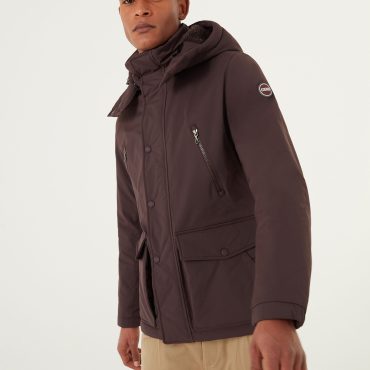 Jacket with warm fur inside