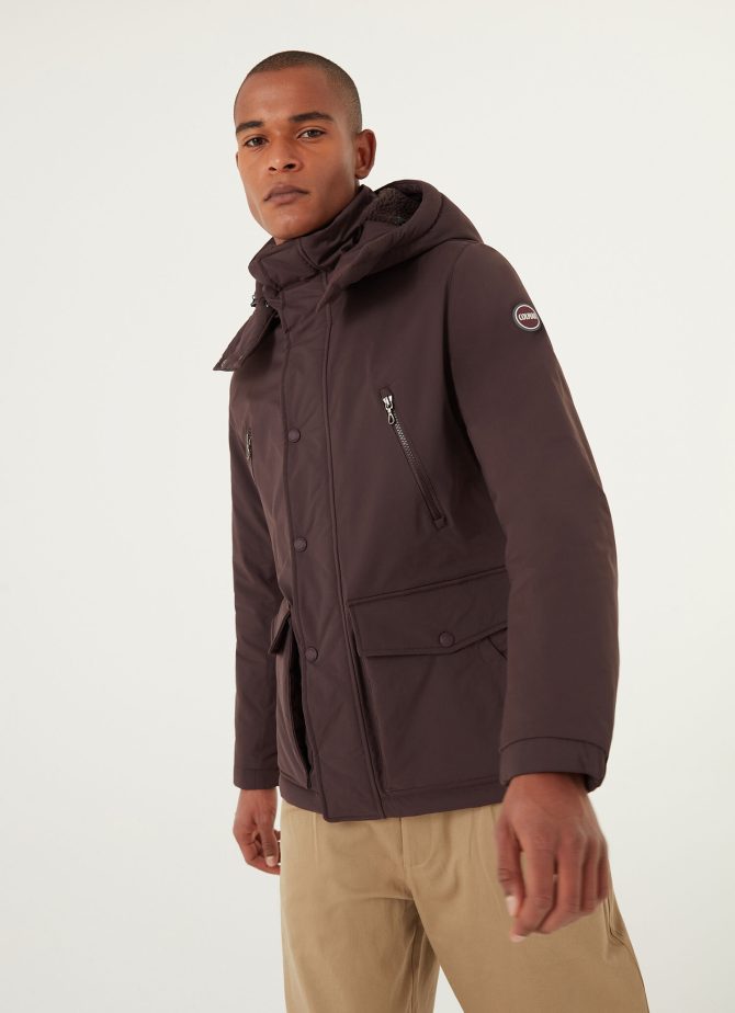 Jacket with warm fur inside