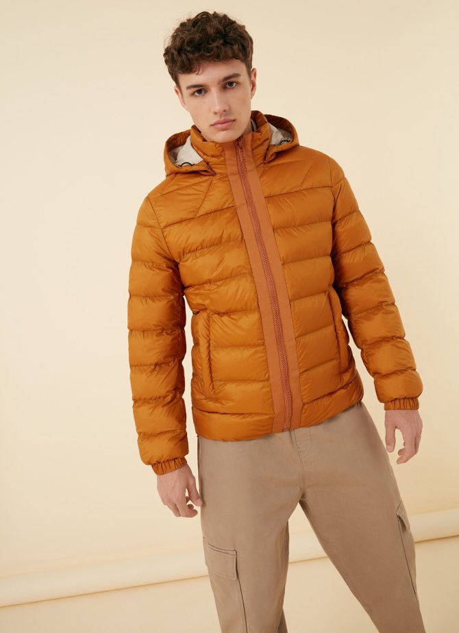 Recycled Essentials short hooded jacket - Image 3