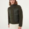 Wool cloth jacket with nylon inserts - Image 3