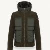Wool cloth jacket with nylon inserts - Image 4