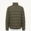 Quilted-effect down jacket with canneté ribbon - Image 5