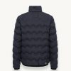 Quilted-effect down jacket with canneté ribbon - Image 5