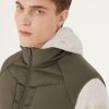 Down vest with double fabric - Image 2