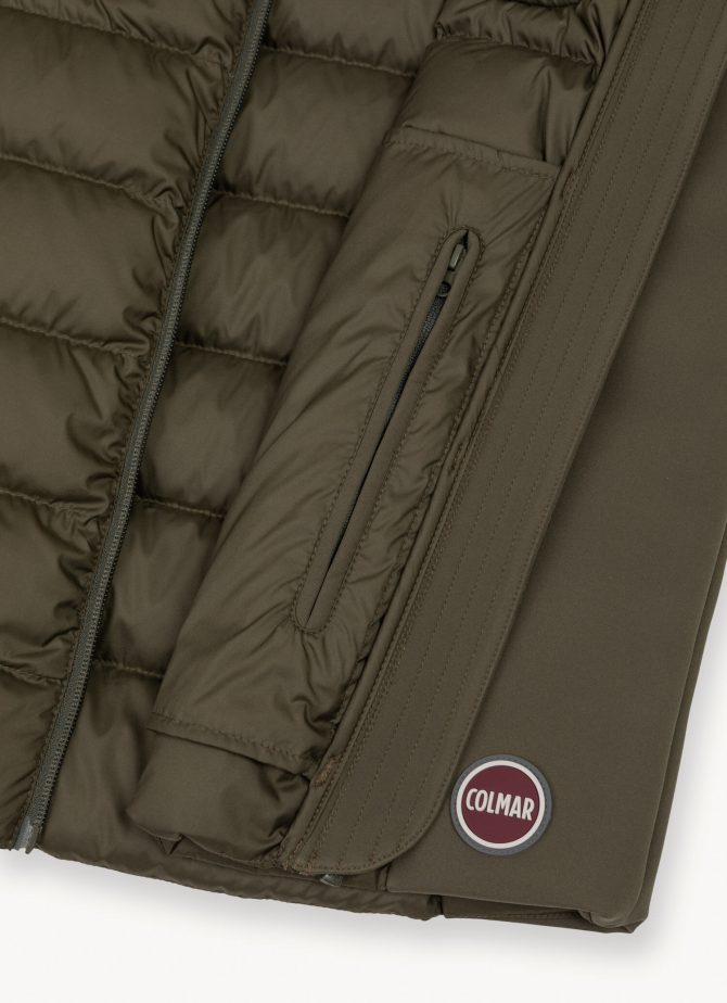 Down vest with double fabric - Image 6
