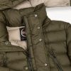 Medium length down jacket with detachable hood - Image 6