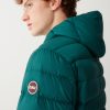 Sporty down jacket with fixed hood - Image 3