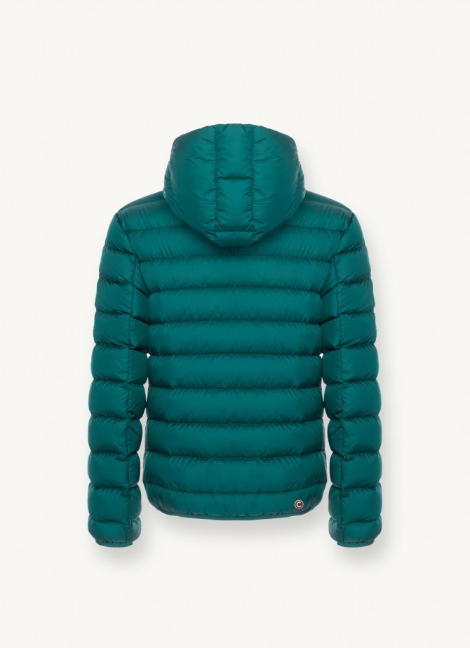 Sporty down jacket with fixed hood - Image 5
