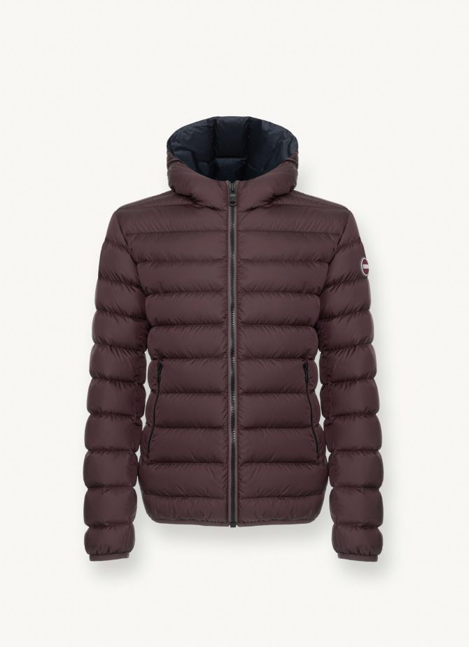 Sporty down jacket with fixed hood - Image 4