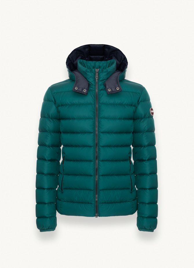 Sporty down jacket with detachable hood - Image 4