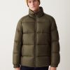 Oversized down jacket with high collar - Image 3