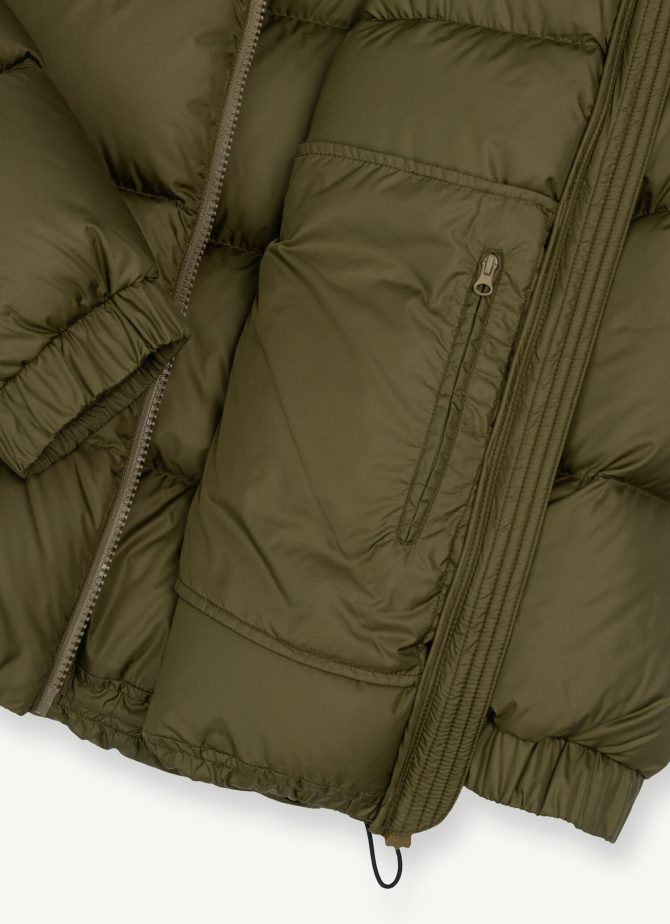 Oversized down jacket with high collar - Image 6