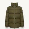 Oversized down jacket with high collar - Image 4