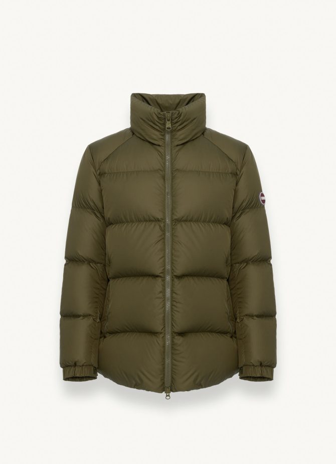 Oversized down jacket with high collar - Image 4