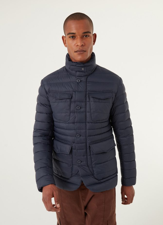 Autumn field jacket in down with large pockets - Image 3
