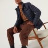 Autumn field jacket in down with large pockets