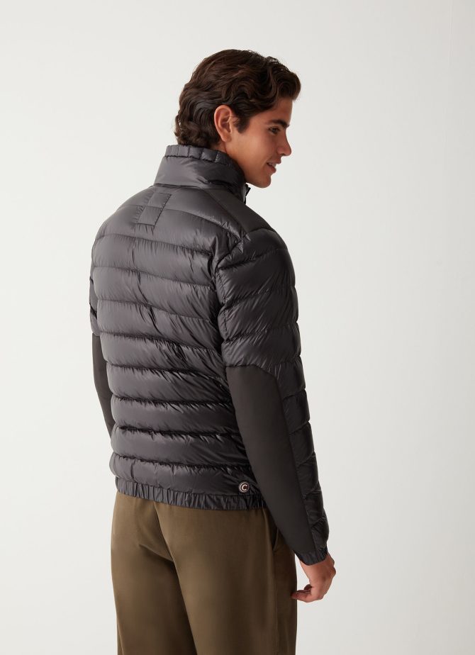 Glossy down jacket with matte ripstop details - Image 3