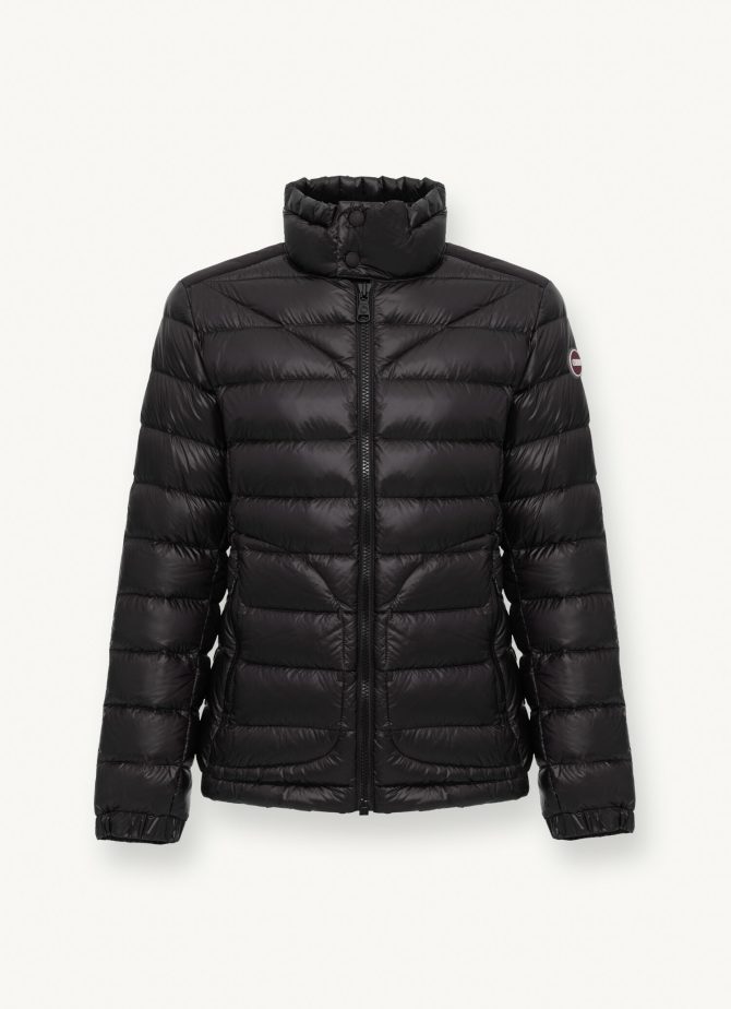Glossy down jacket with matte ripstop details - Image 4