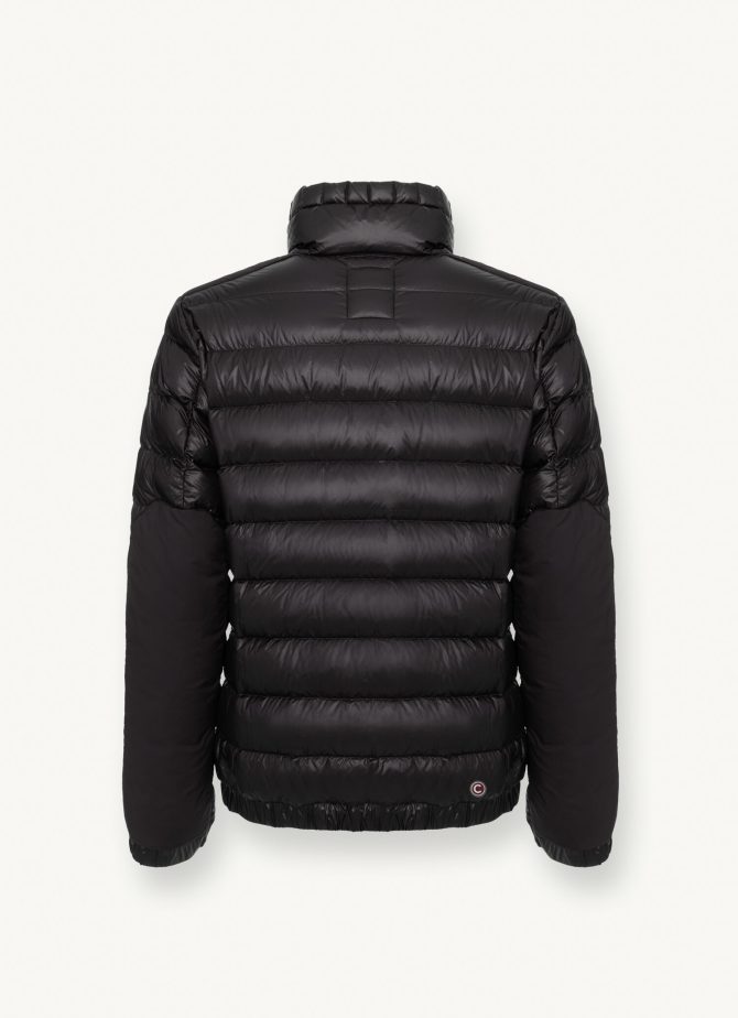 Glossy down jacket with matte ripstop details - Image 5