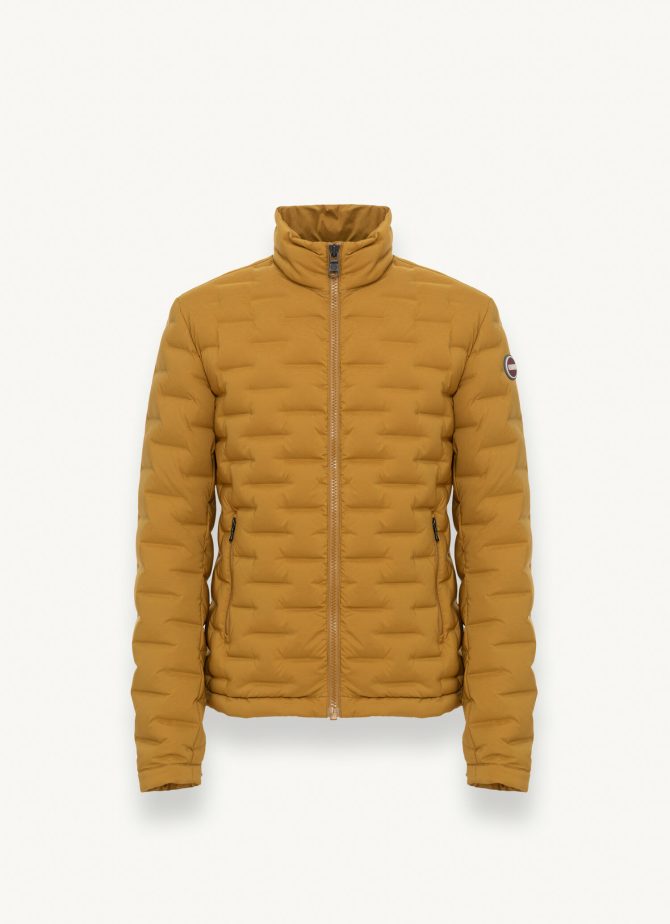 Quilted-effect down jacket without hood - Image 4