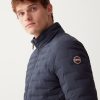 Quilted-effect down jacket without hood - Image 3