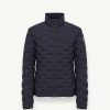 Quilted-effect down jacket without hood - Image 4