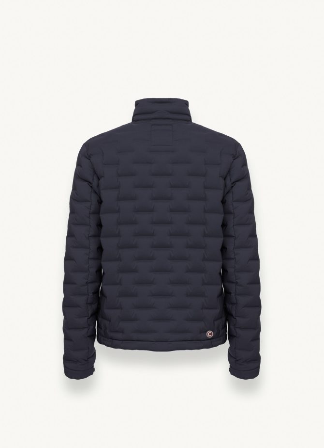 Quilted-effect down jacket without hood - Image 5