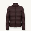 Opaque autumn down jacket with padded collar - Image 4