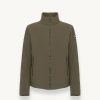 High collar padded soft-shell jacket - Image 4
