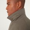 3-layer fabric padded coat