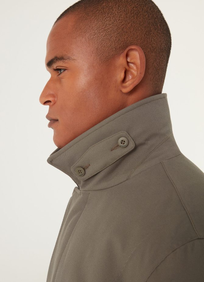 3-layer fabric padded coat