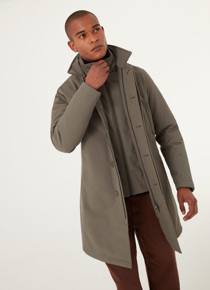 3-layer fabric padded coat - Image 2