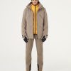 Ski jacket with removeable lining