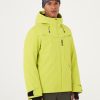 Ski jacket with quilted lining
