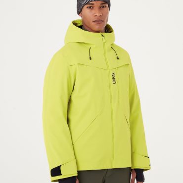 Ski jacket with quilted lining