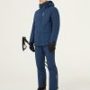 Long fit ski jacket with big pockets