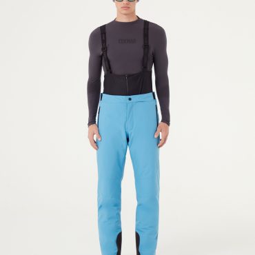 Salopettes with fixed stretch bib