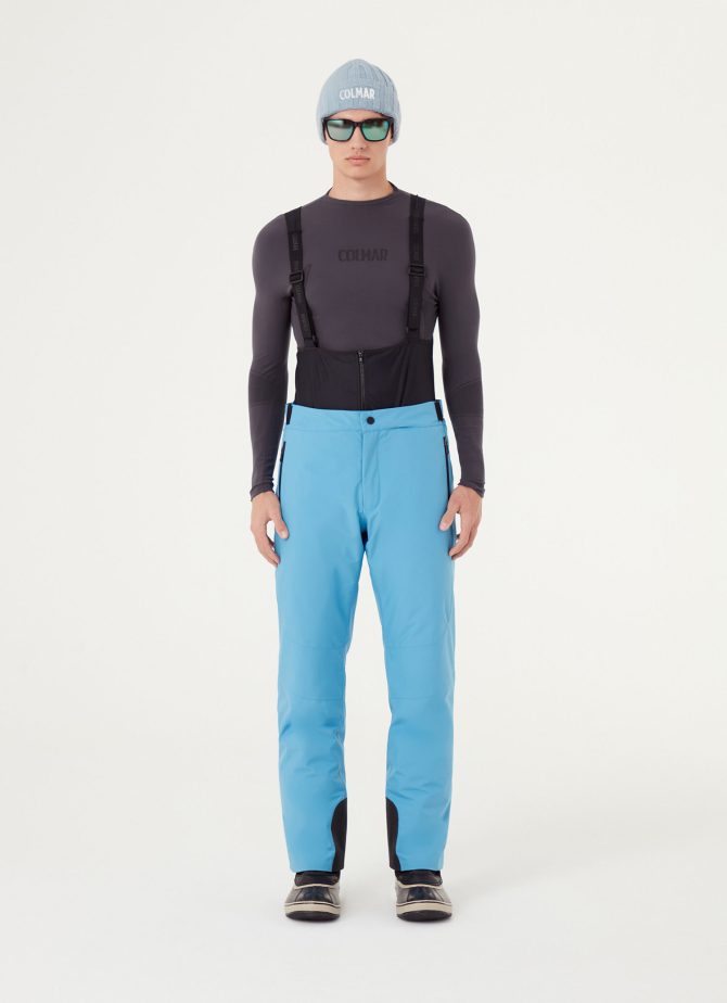 Salopettes with fixed stretch bib