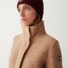 Coat with high collar in woolen cloth - Image 3