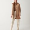 Coat with high collar in woolen cloth - Image 2